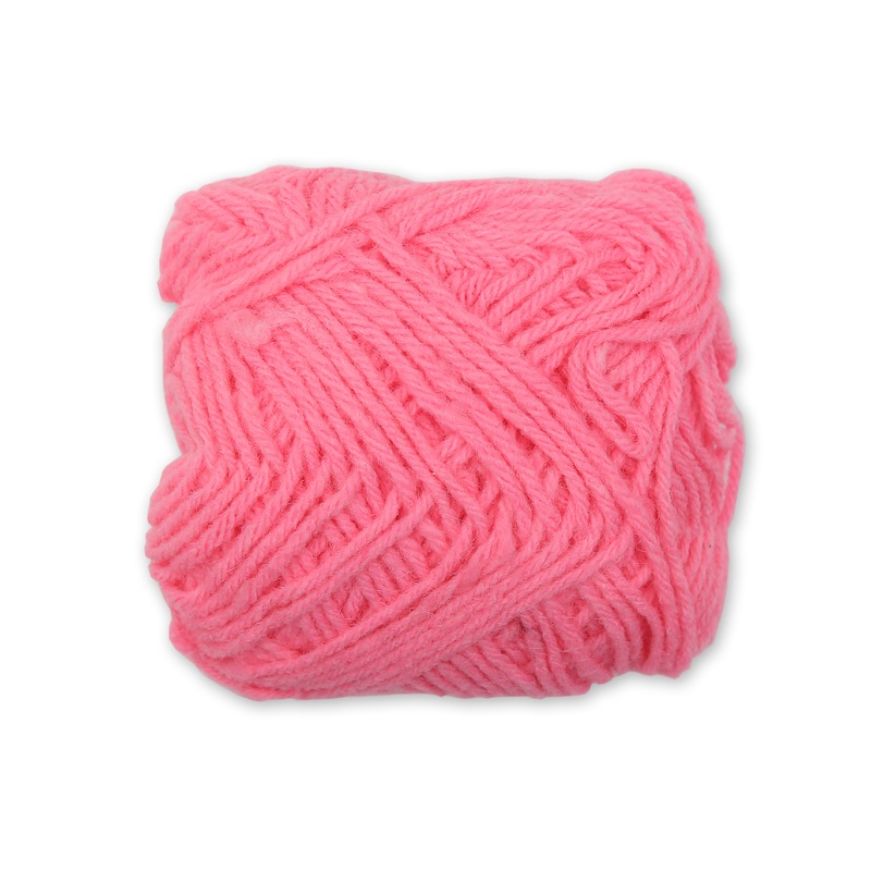 Wool Yarn Pink Soft 12G