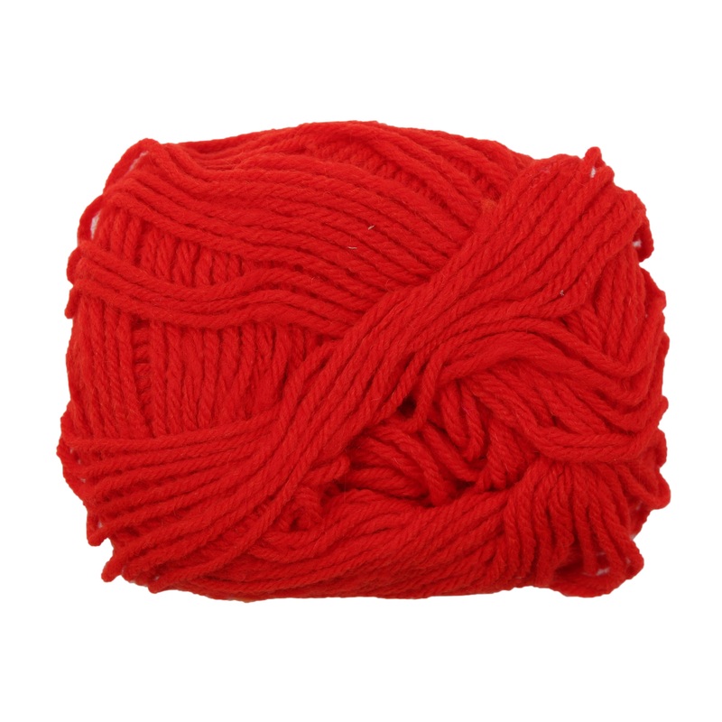 Wool Yarn Red 12G