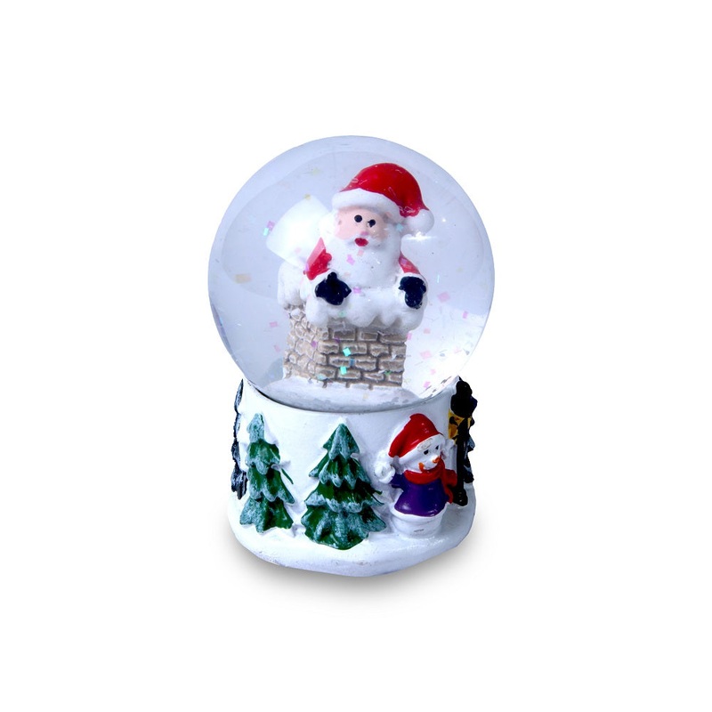 Waterball Wintery Santa Assorted (H-2.5 Inches approx. L-2 inches approx)