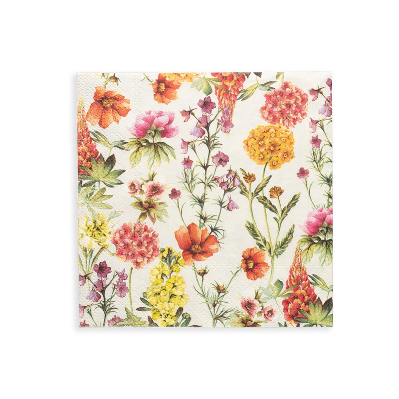 Decoupage Napkin Wildflower Vista 13 X 13inch 3ply 1pc