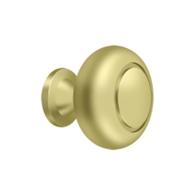 Round Knob w/ Groove by Deltana