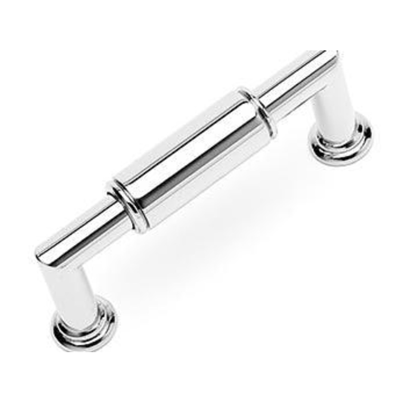 Cylinder Middle Pull 3 – Polished Nickel