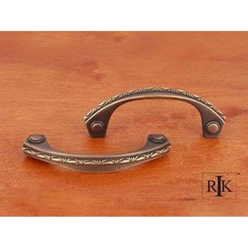 Deco-Leaf Bow Pull 3 – Antique English