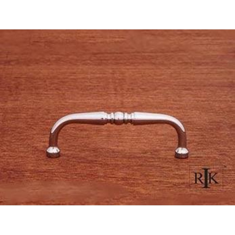 Decorative Curved Pull 3 1/2 – Chrome