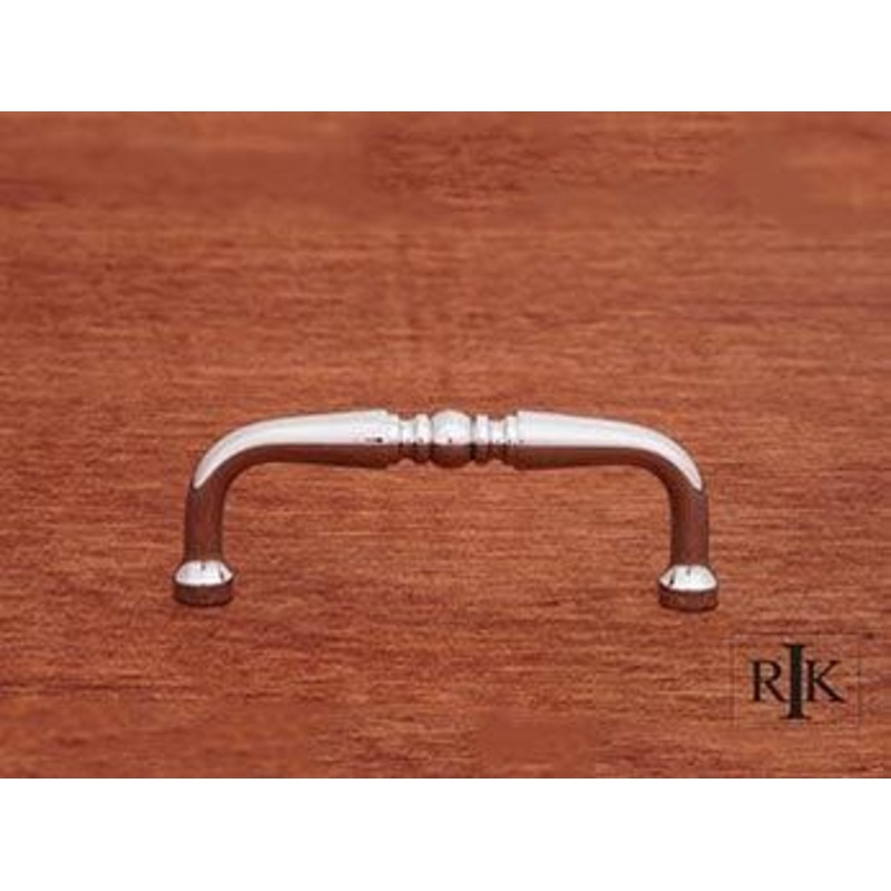 Decorative Curved Pull 3 – Chrome