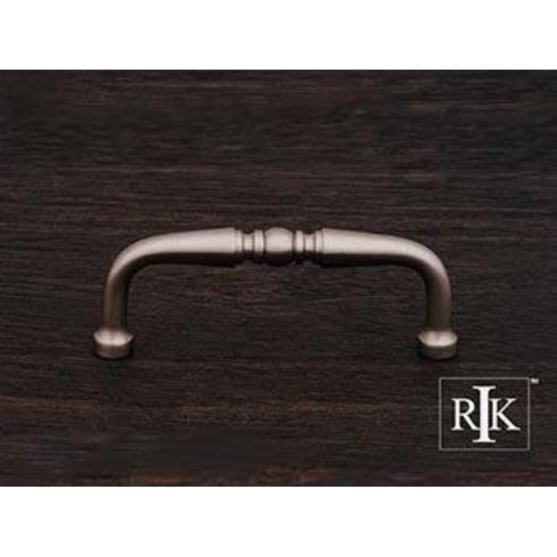 Decorative Curved Pull 3 – Pewter