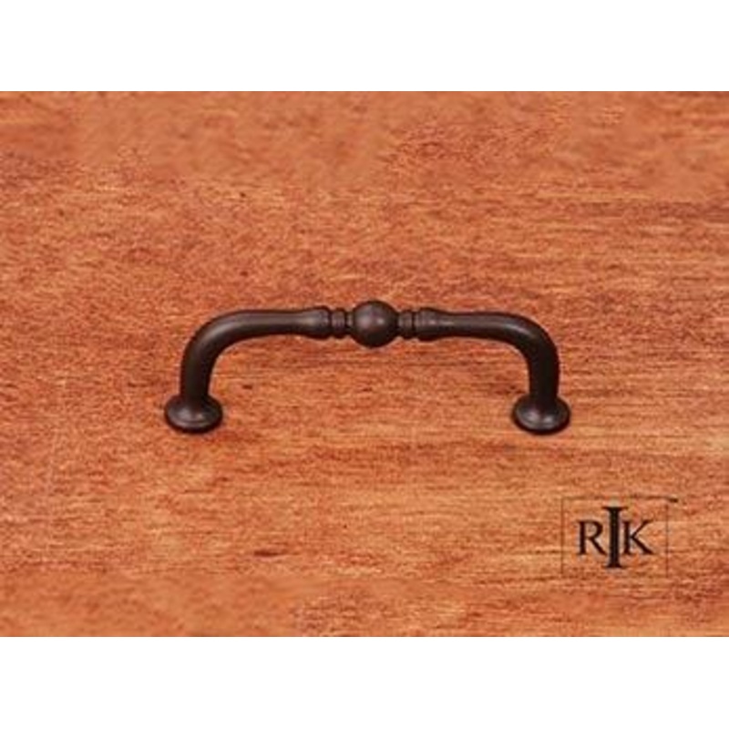 Decorative Elongated Colonial Pull 3 – Oil Rubbed Bronze