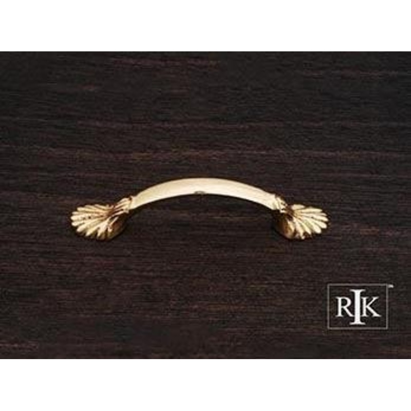 Lines @ End Pull 3 – Polished Brass
