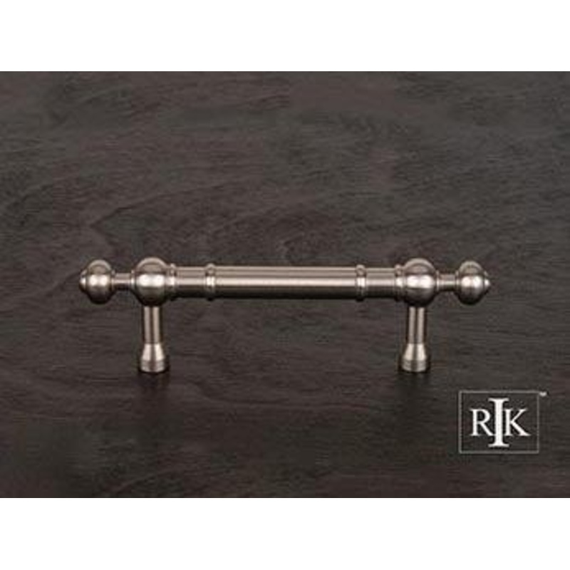 Plain Pull with Decorative Ends 3 – Pewter