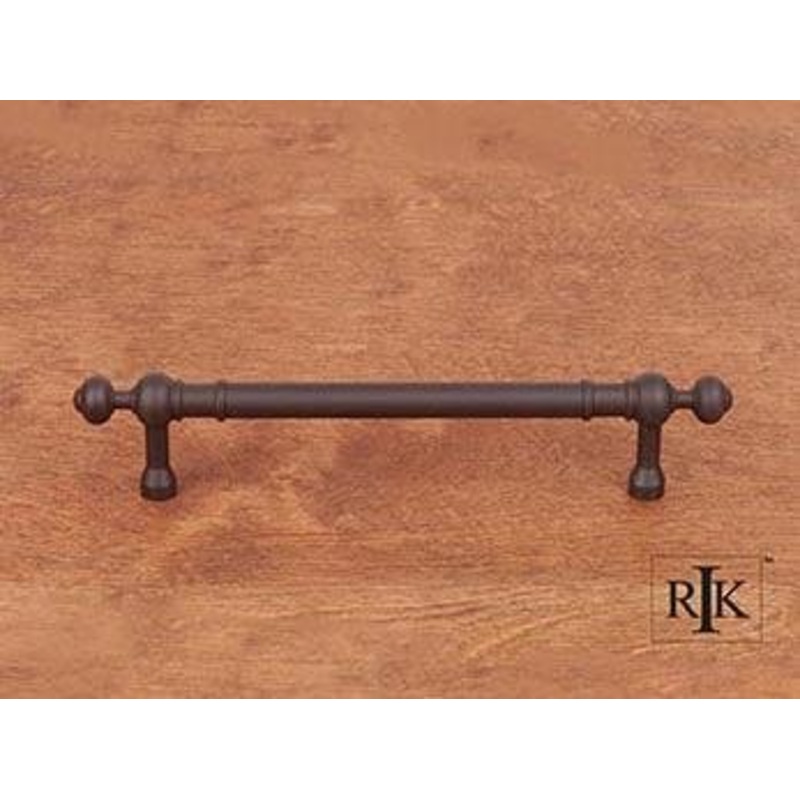 Plain Pull with Decorative Ends 5 – Oil Rubbed Bronze