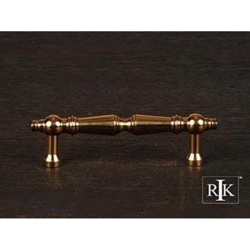Plain Tapered Pull 3 – Polished Brass