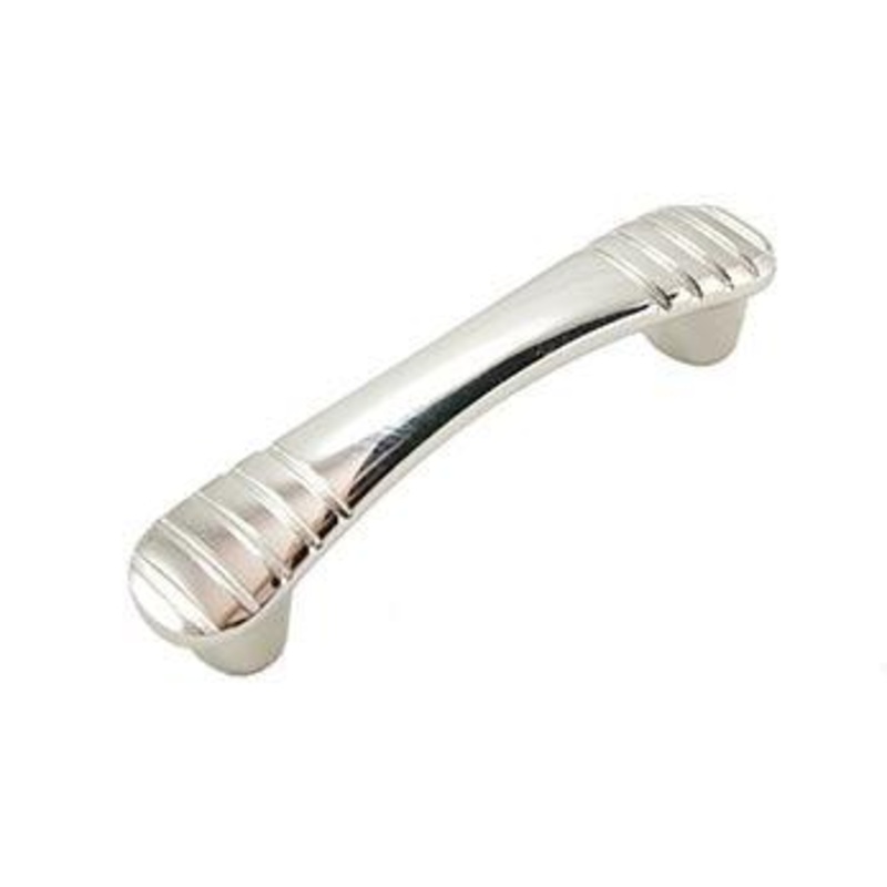 Ridges @ Edge Pull 3 – Polished Nickel