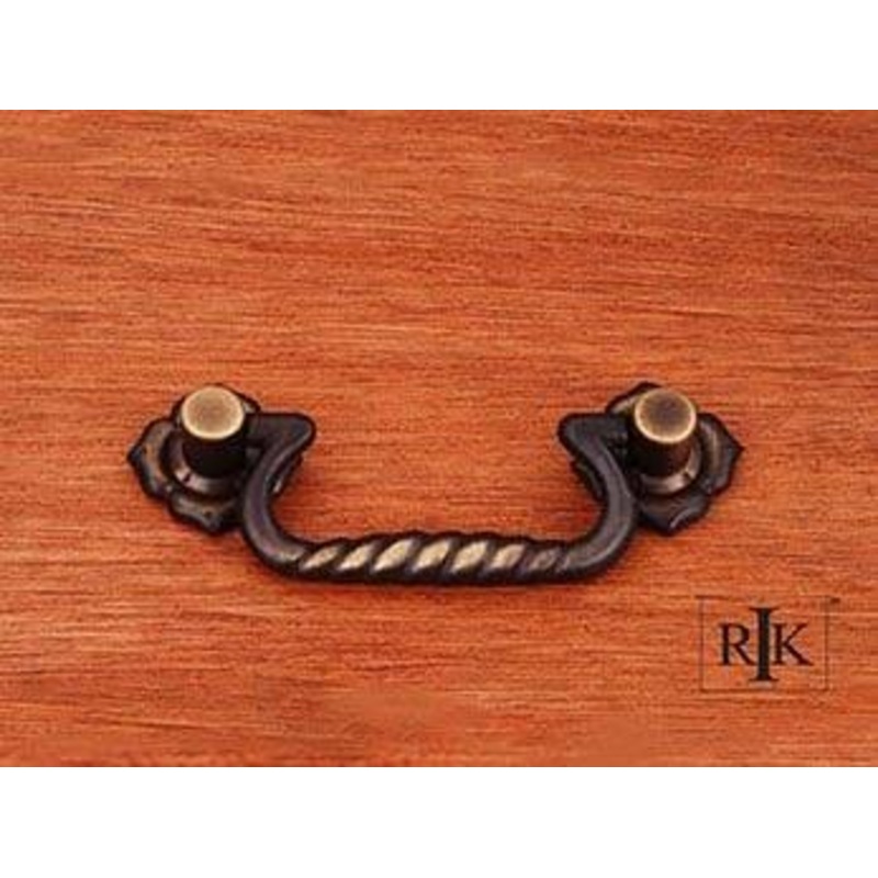 Rope Bail Pull with Clover Ends 3 – Antique English