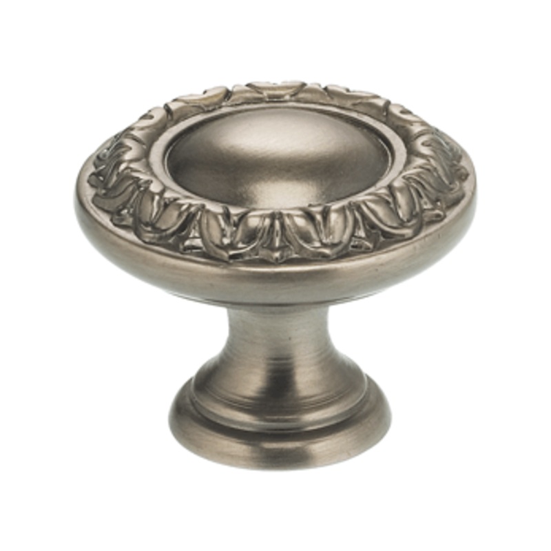 1-3/16 Diameter Omnia Ornate Border Cabinet Knob
