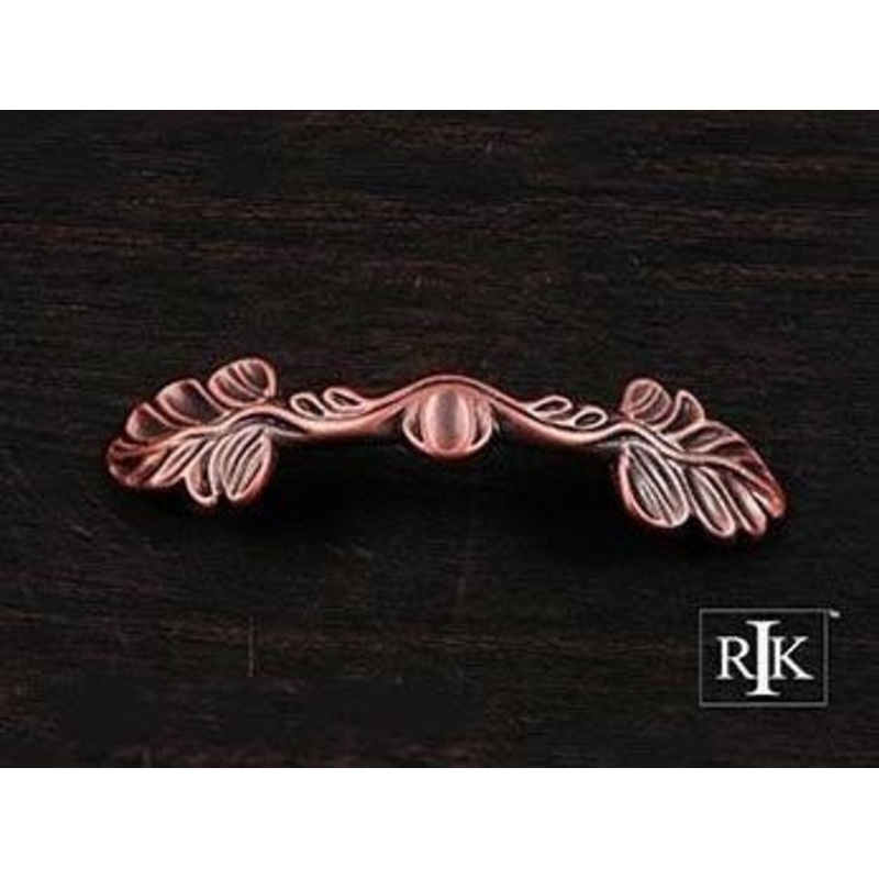 Two Leaf Pull 3 – Distressed Copper