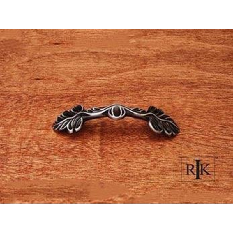 Two Leaf Pull 3 – Distressed Nickel