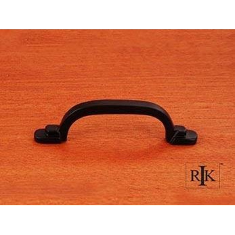 Two Step Foot Rectangular Pull 3 – Black