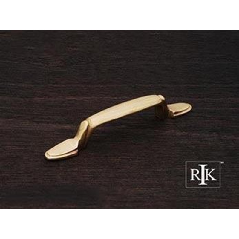 Two Tone Swirl Pull 3 1/2 – Oil Rubbed Bronze & Brass