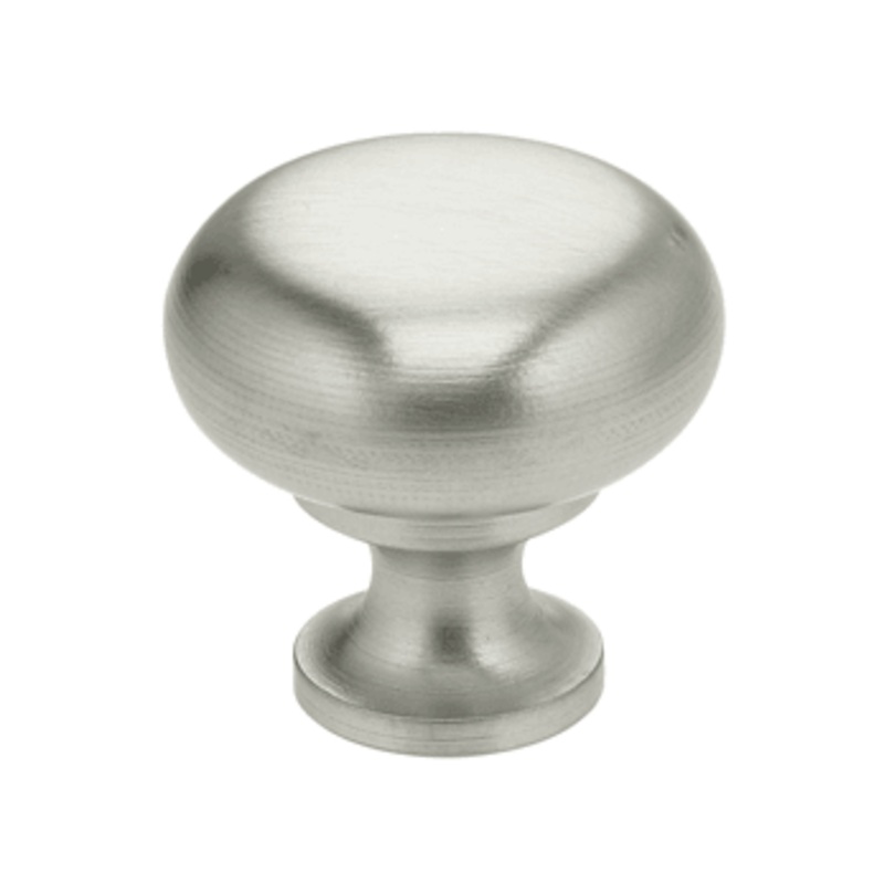1-3/16 Diameter Omnia Classic Cabinet Knob Satin Stainless Steel