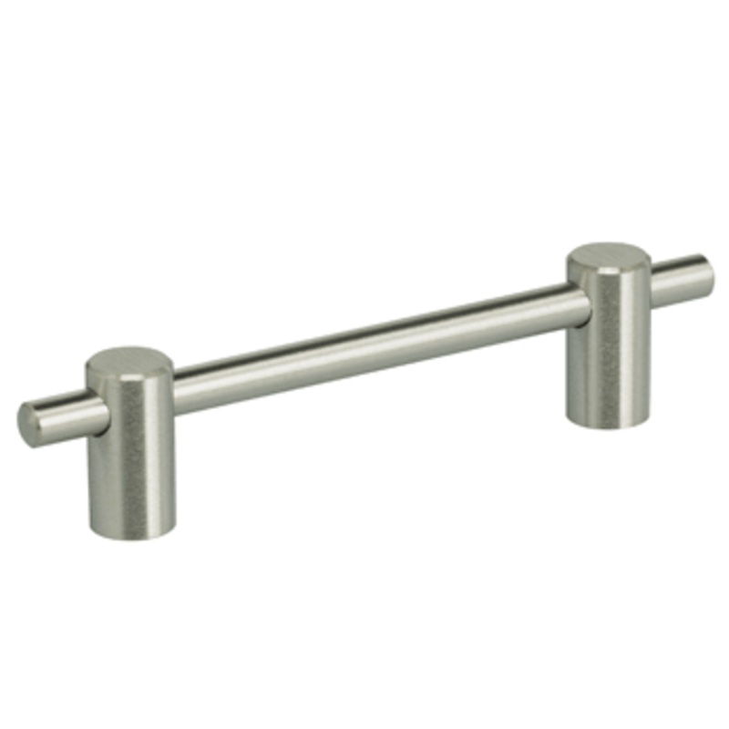 3-3/4 C.C. Adjustable Omnia Thin Cabinet Pull Satin Stainless Steel