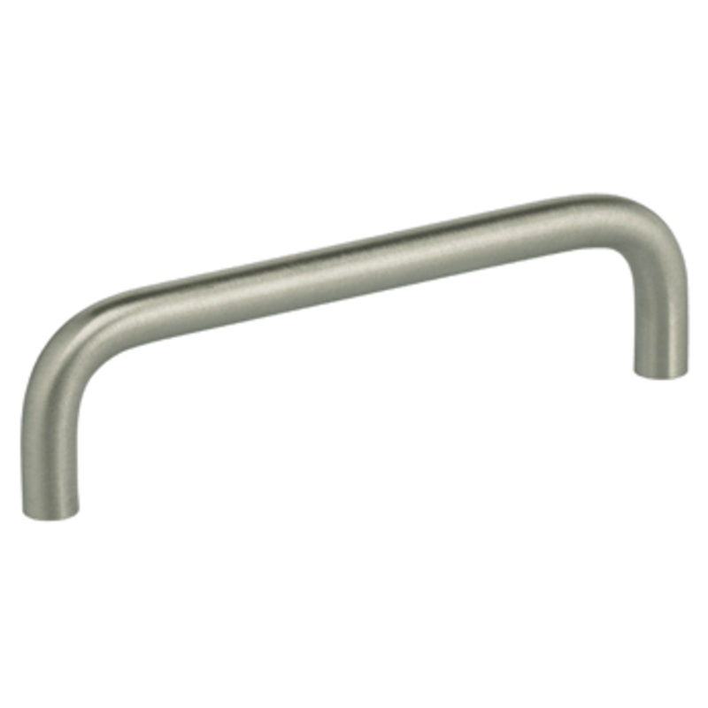 4 Center-to-Center Omnia Steel Wire Cabinet Pull Satin Stainless Steel