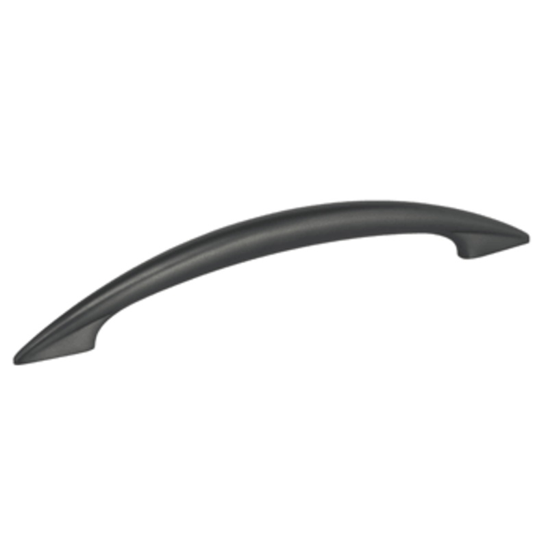 6-1/2 Center-to-Center Omnia Modern Tapered Bow Cabinet Pull