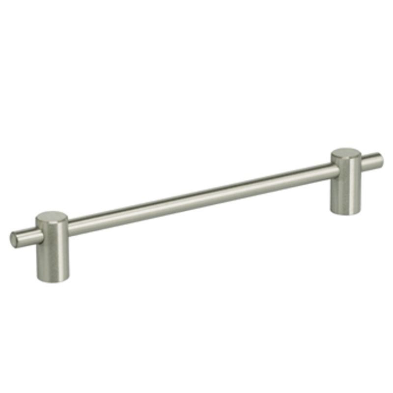6-3/8 C.C. Adjustable Omnia Thin Cabinet Pull Satin Stainless Steel