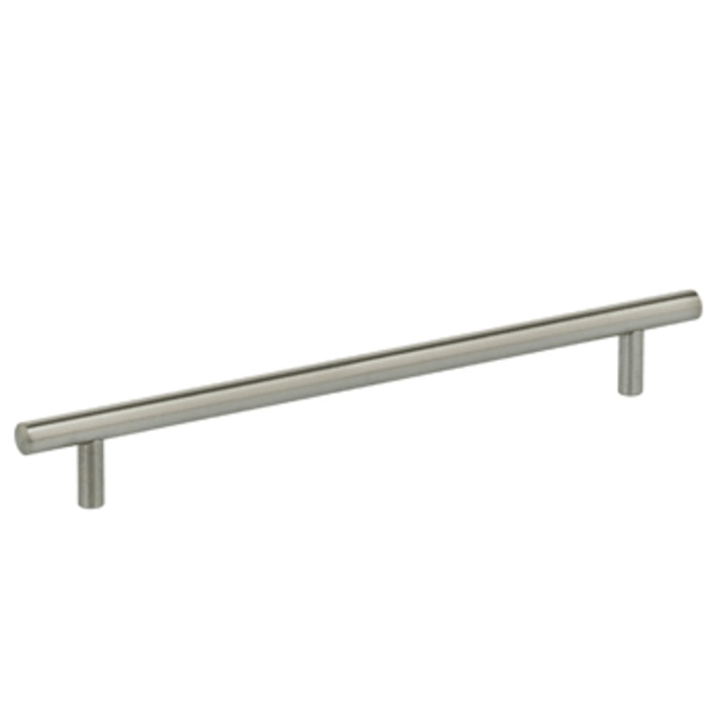 7-5/8 Center-to-Center Omnia Modern Bar Cabinet Pull Satin Stainless Steel