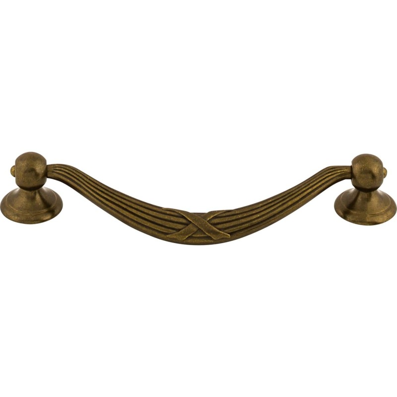 Top Knobs Ribbon & Reed Drop Pull 5-1/16 Center to Center