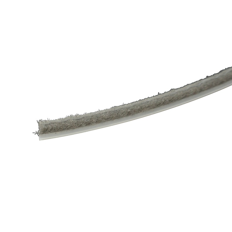 WRS .250 x .270 Fin Pile Grey Weather Stripping – 24 Ft Roll