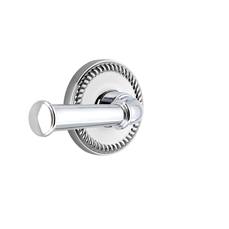 Newport Rosette with Georgetown Lever in Bright Chrome