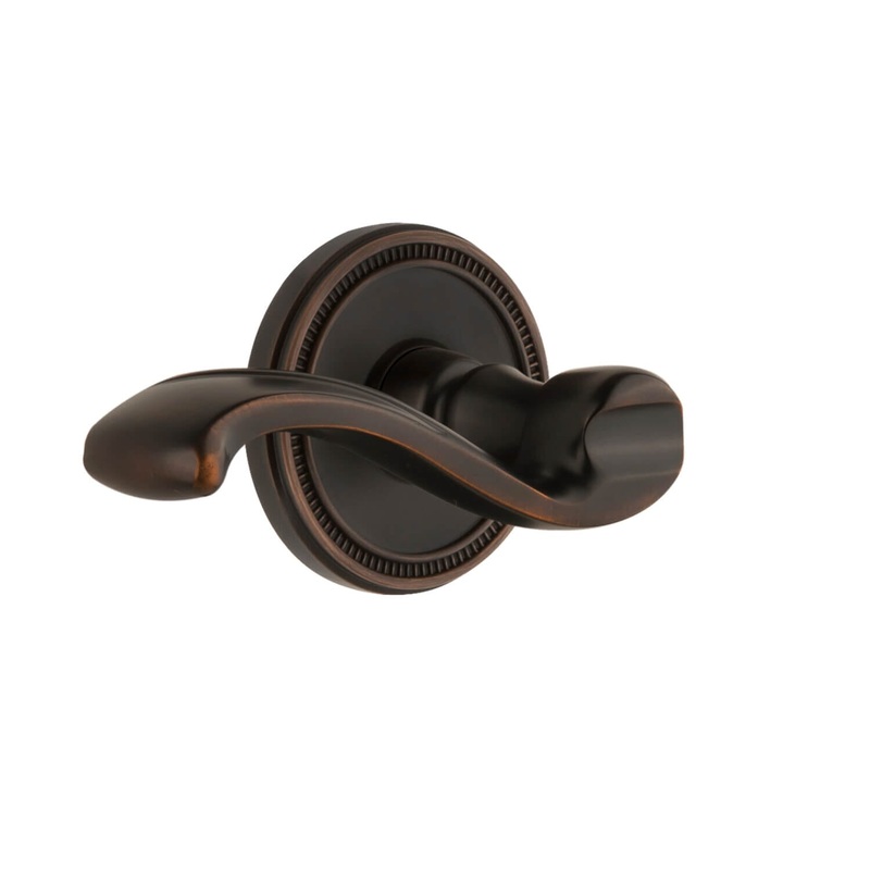 Soleil Rosette with Portofino Lever in Timeless Bronze