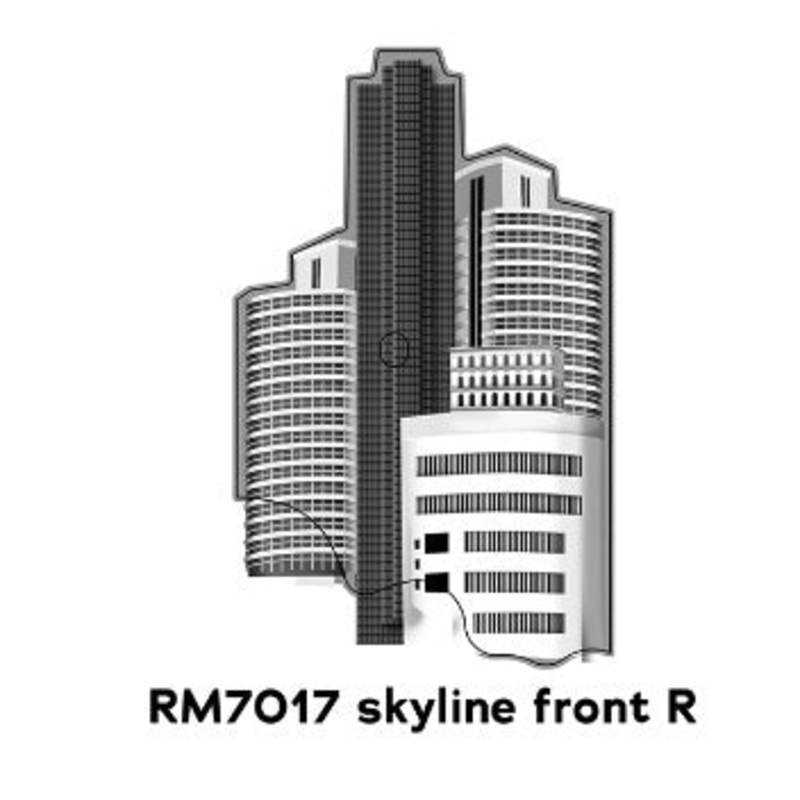 SKYLINE FRONT RIGHT (MAT/PRINTED) [RM7017]