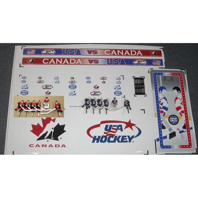 USA-CANADA PLAYER & DECAL KIT (HAND PAINTED) [SC1000CANKIT]