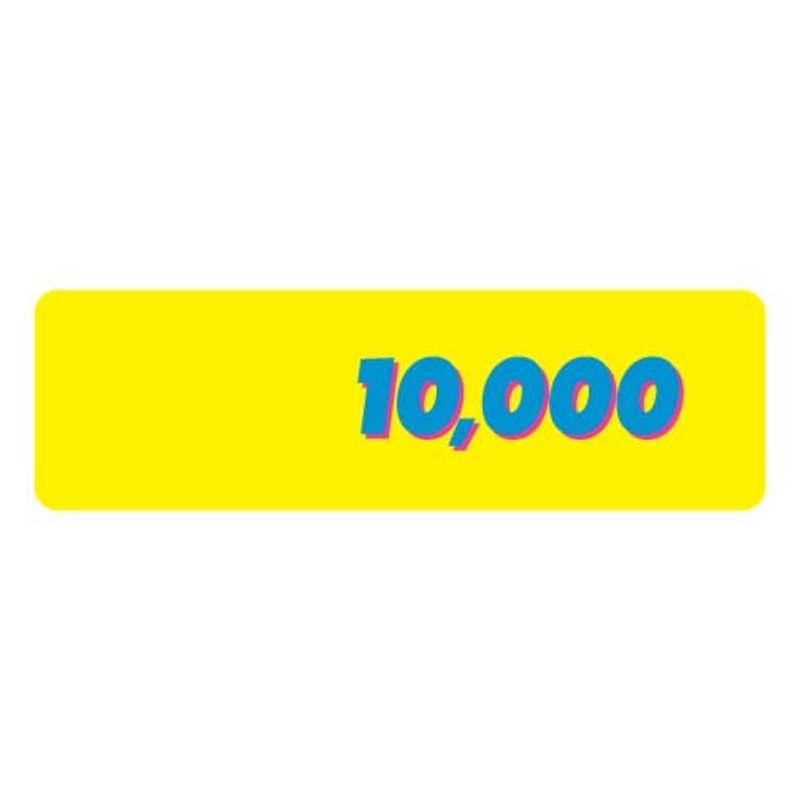 10000 POINT RIGHT YELLOW LEXAN OVERLA [AR7120]