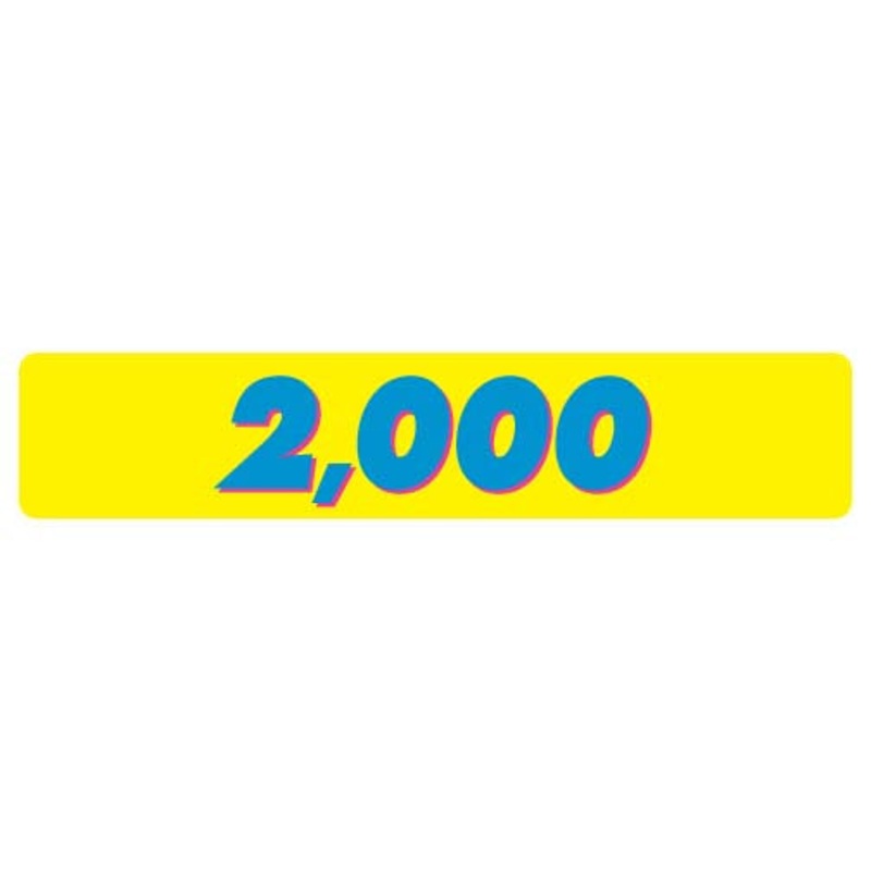 2000 POINT YELLOW LEXAN OVERLAY [AR7118]