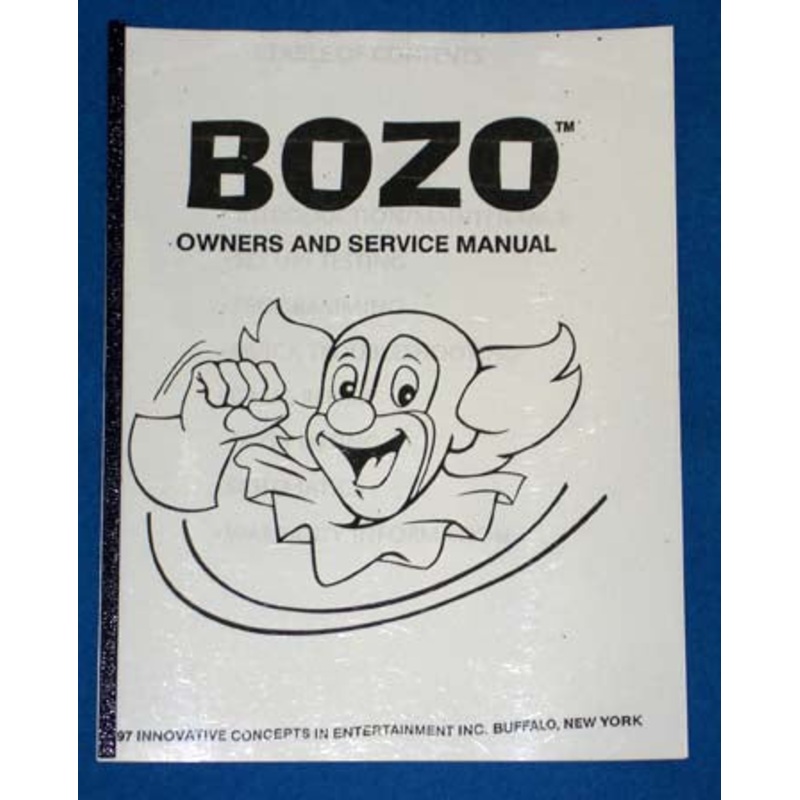 SERVICE MANUAL (BOZO) [BZ9001]