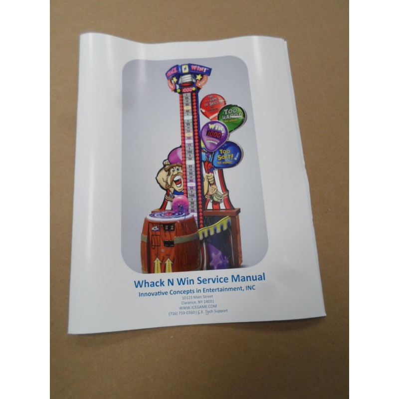 SERVICE MANUAL (WHACK N WIN) [WN9001]