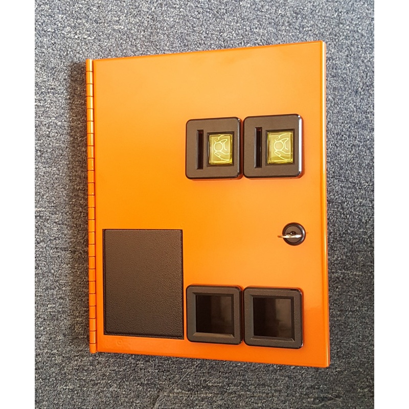 ASY (COIN DOOR DBV W/DUAL MECH) ORANGE [HF1006D-P200X]