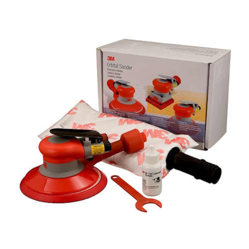 3M Elite Self-Generated Vacuum Random Orbital Sander, 28514, 5 in x 3/16 in