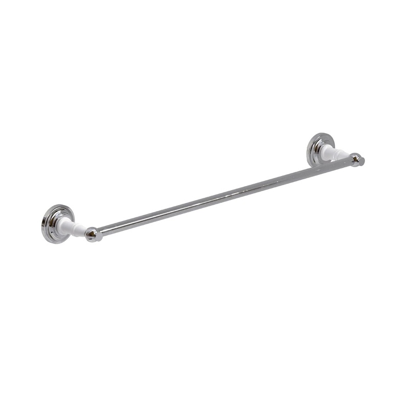 WESTBURY Traditional Single Towel Rail Chrome